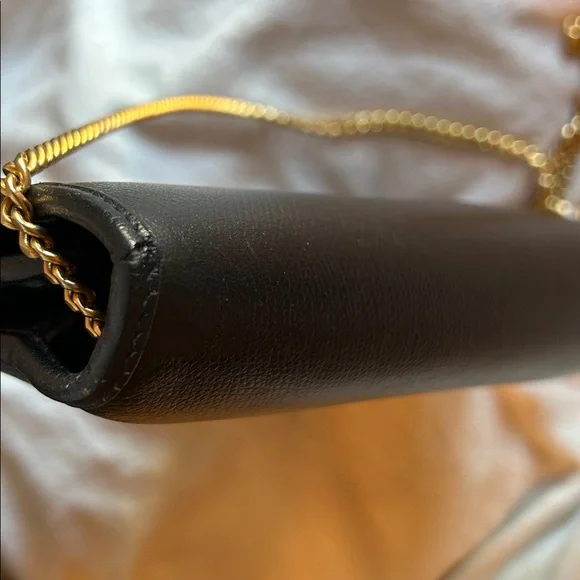 Dior Black Grain Leather Chain Crossbody Shoulder Bag - Picture 8 of 13